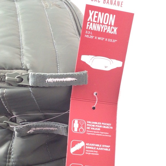 Reebok Womens Xenon Quilted Fannypack Waist Belt Bag- Trek Green - Picture 8 of 11